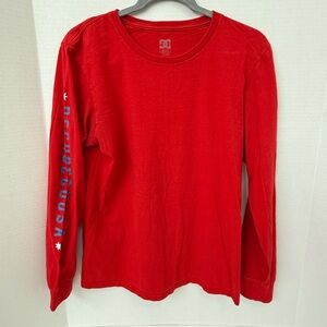 DC Red Long Sleeve Shirt